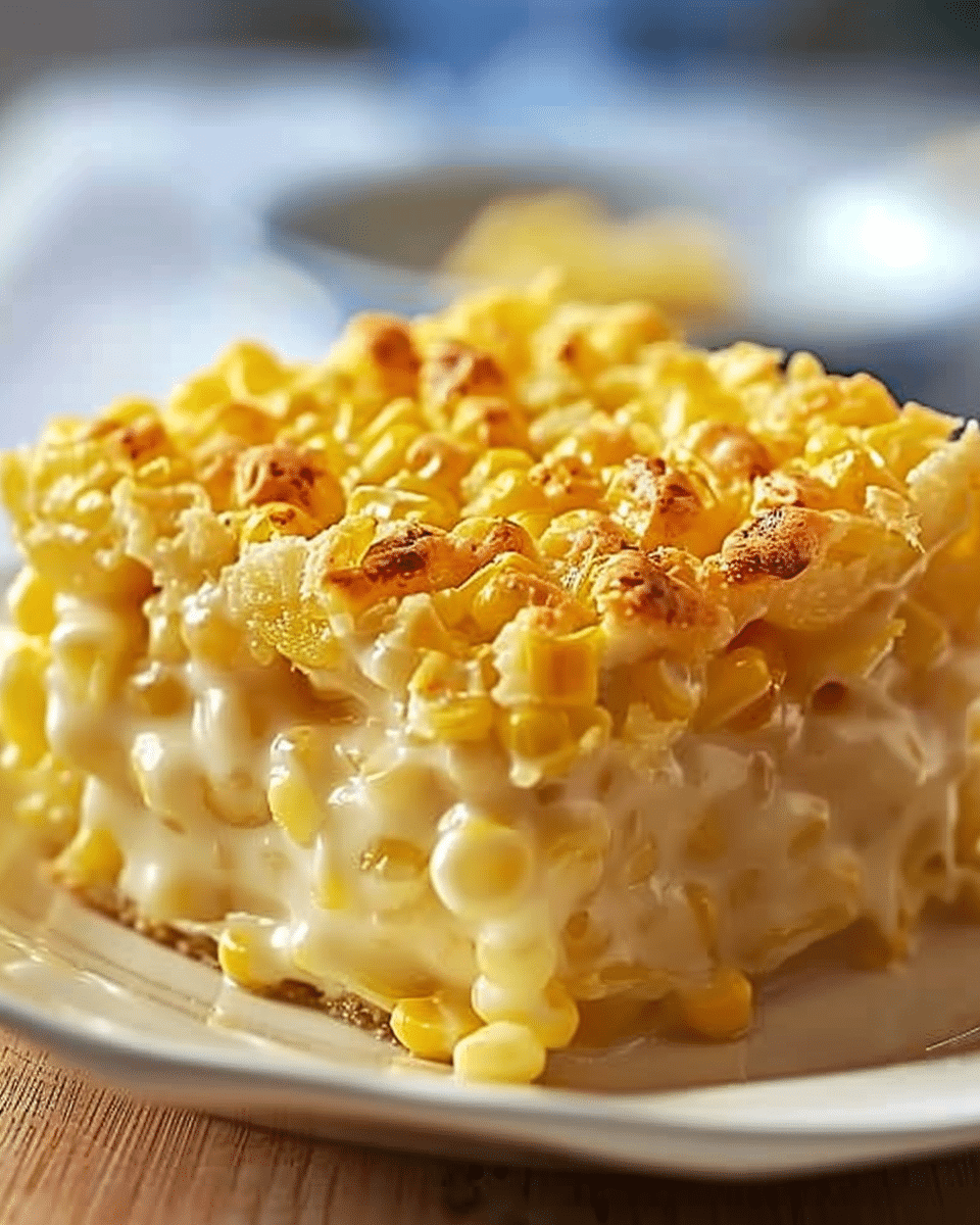 Cream Cheese Corn Casserole