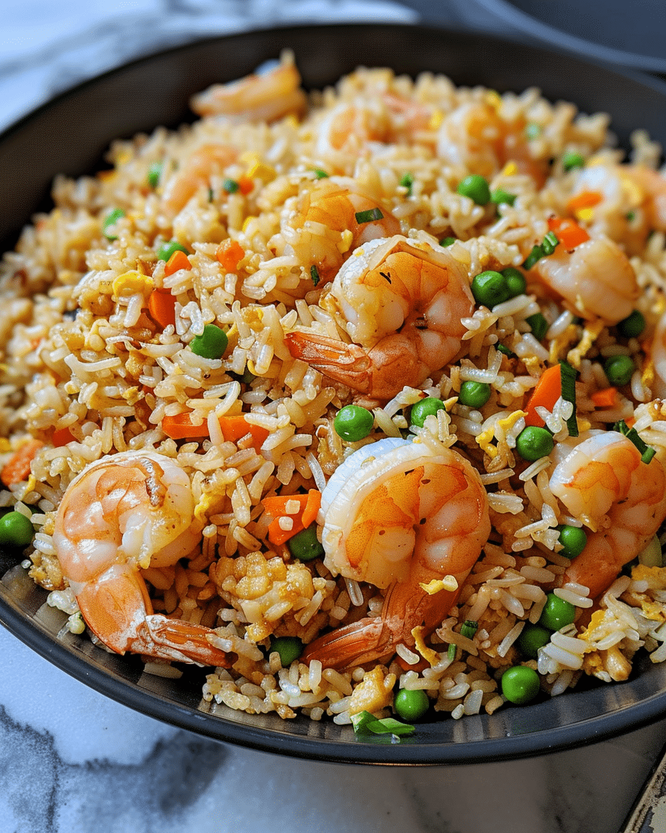 Chopped Shrimp Fried Rice