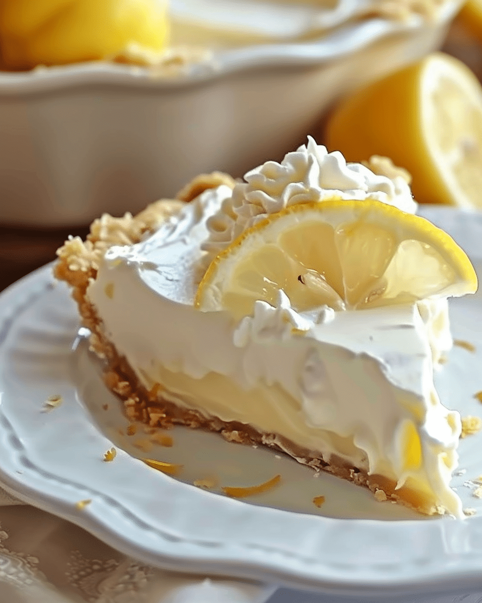 Cream Cheese Lemonade Pie – A Tart, Creamy, No-Bake Summer Dream