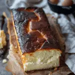 Burnt Basque Cheesecake in a Loaf Pan