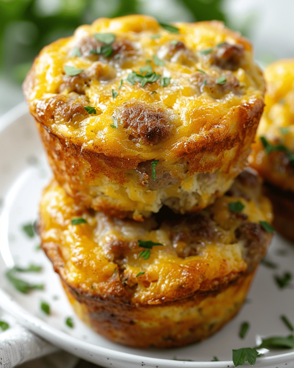 Easy Sausage Breakfast Muffins