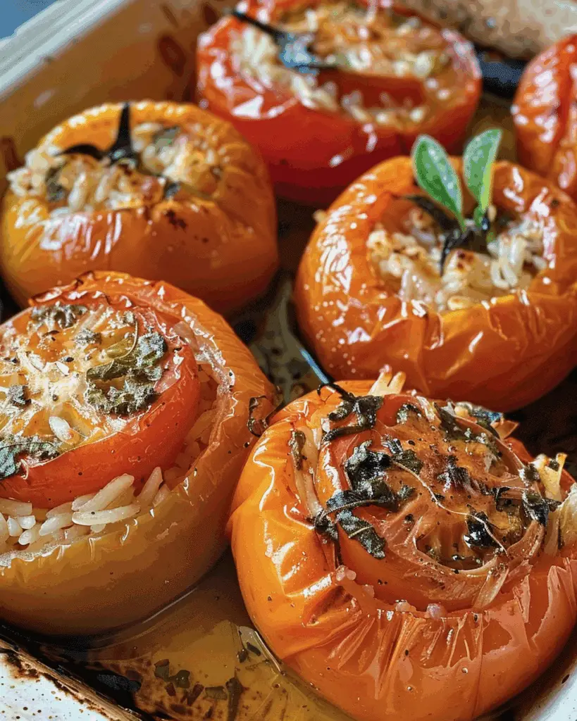 Greek Gemista (Stuffed Tomatoes and Peppers)