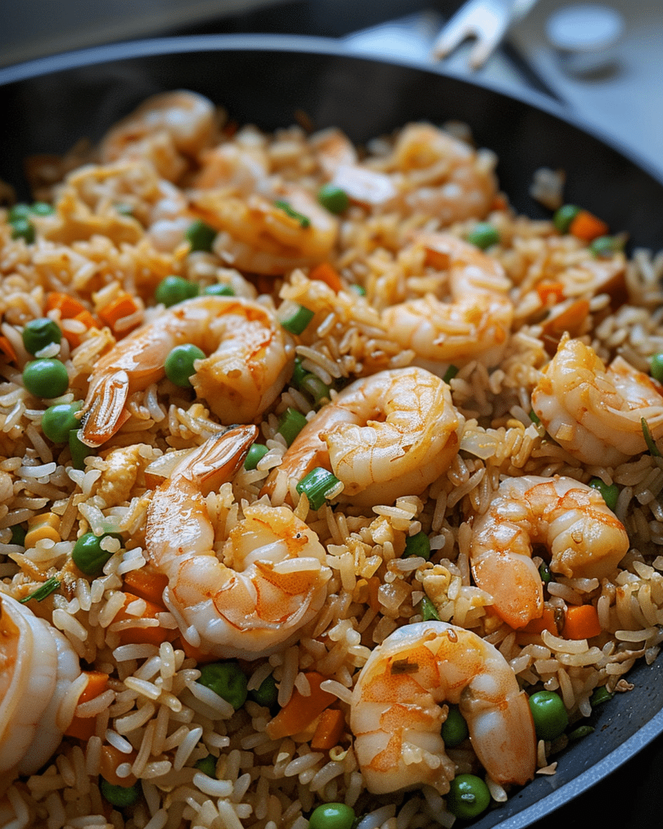 Chopped Shrimp Fried Rice