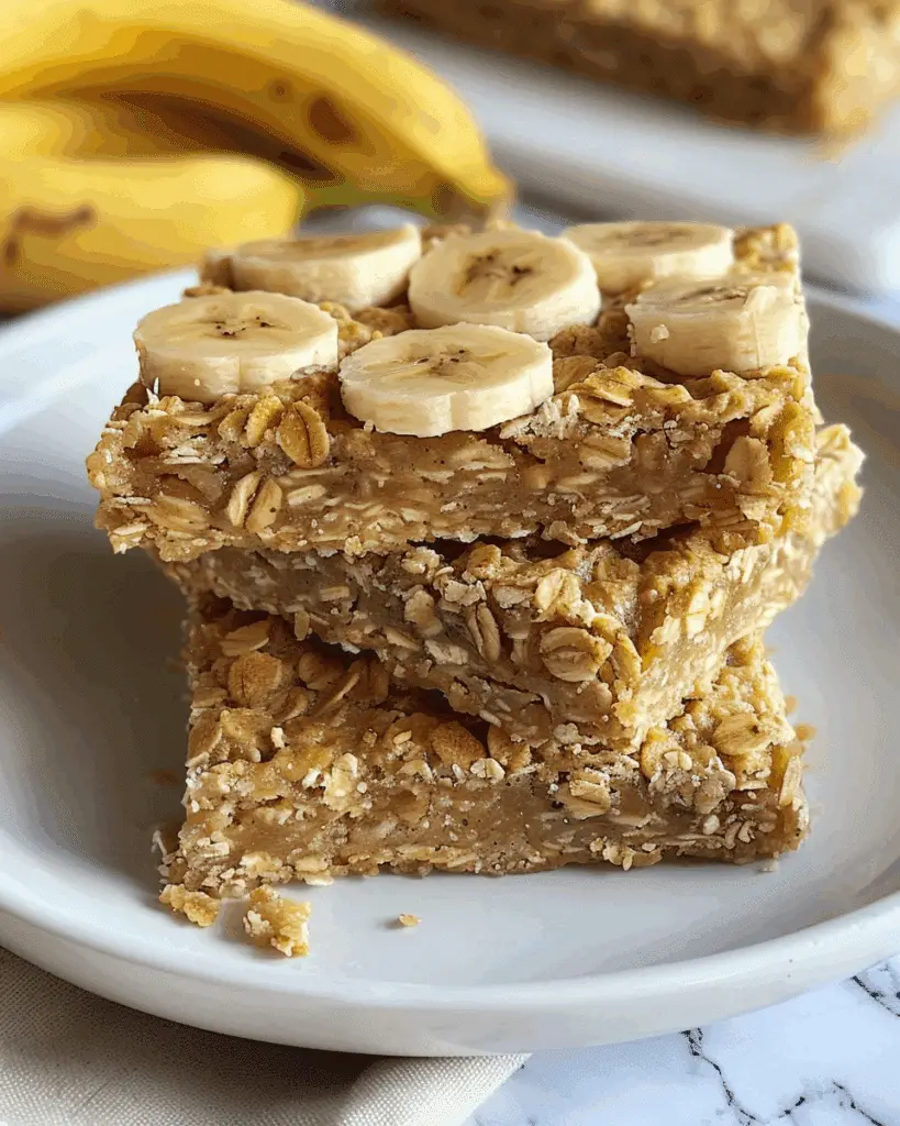 Banana Oatmeal Bars