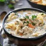 Delicious White Chicken Lasagna Soup