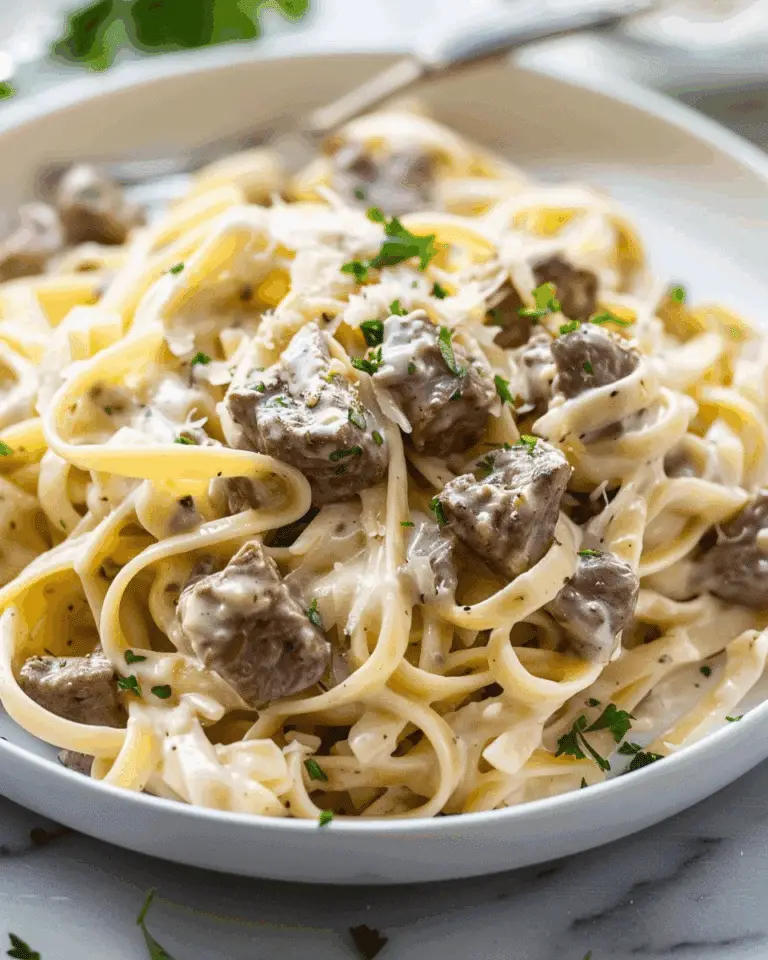 Creamy Garlic Beef Pasta Recipe for Easy Dinners