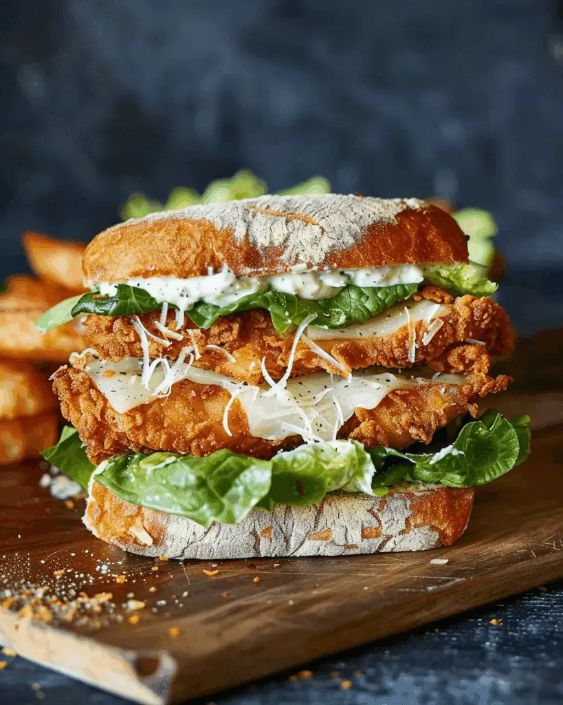 Crispy Chicken Caesar Sandwich