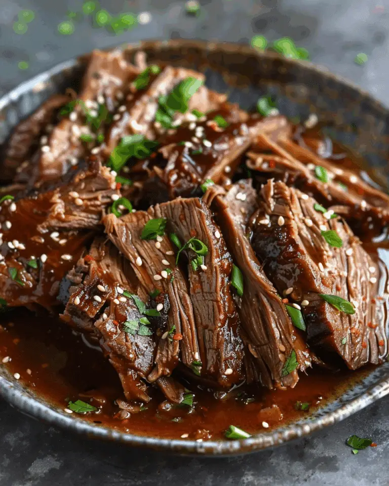 Korean Style Pot Roast Recipe