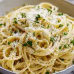 Cheesy Garlic Parmesan Spaghetti