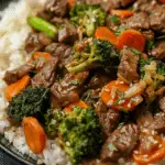 Asian Sweet Ginger Beef Stir Fry