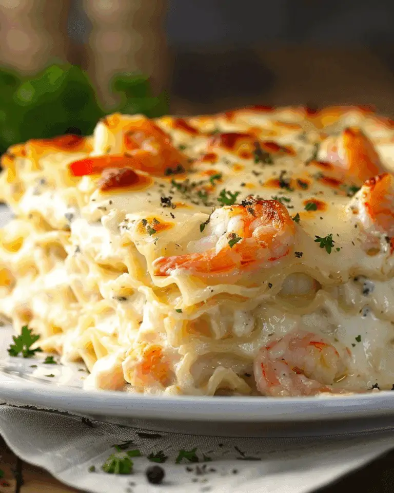 Seafood Lasagna with Shrimp & Crab