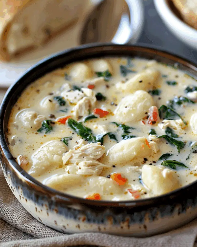 Olive Garden Chicken Gnocchi Soup Recipe
