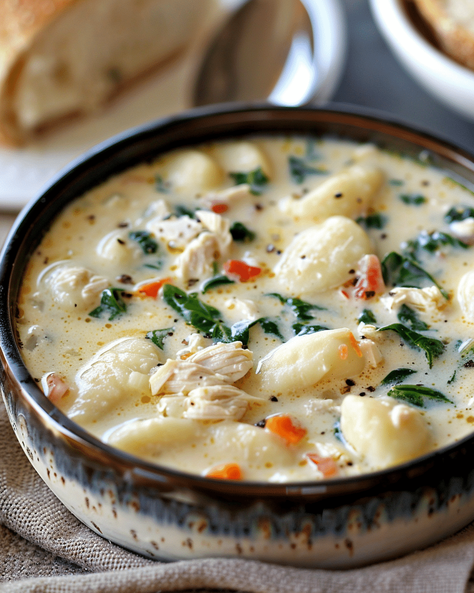 Olive Garden Chicken Gnocchi Soup Recipe