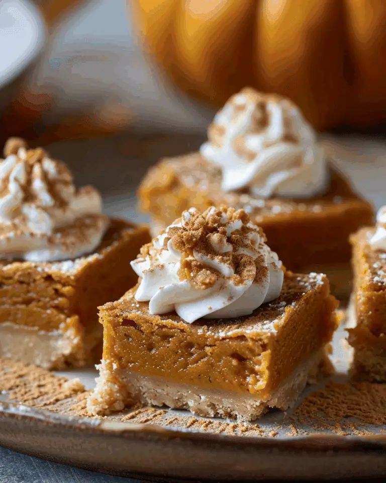 Pumpkin Pie Bars