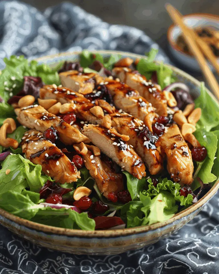 Asian Chicken Cranberry Salad
