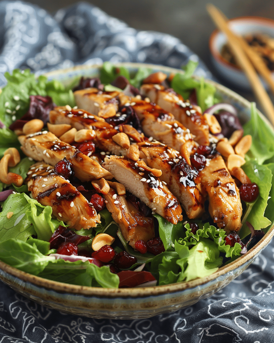 Asian Chicken Cranberry Salad