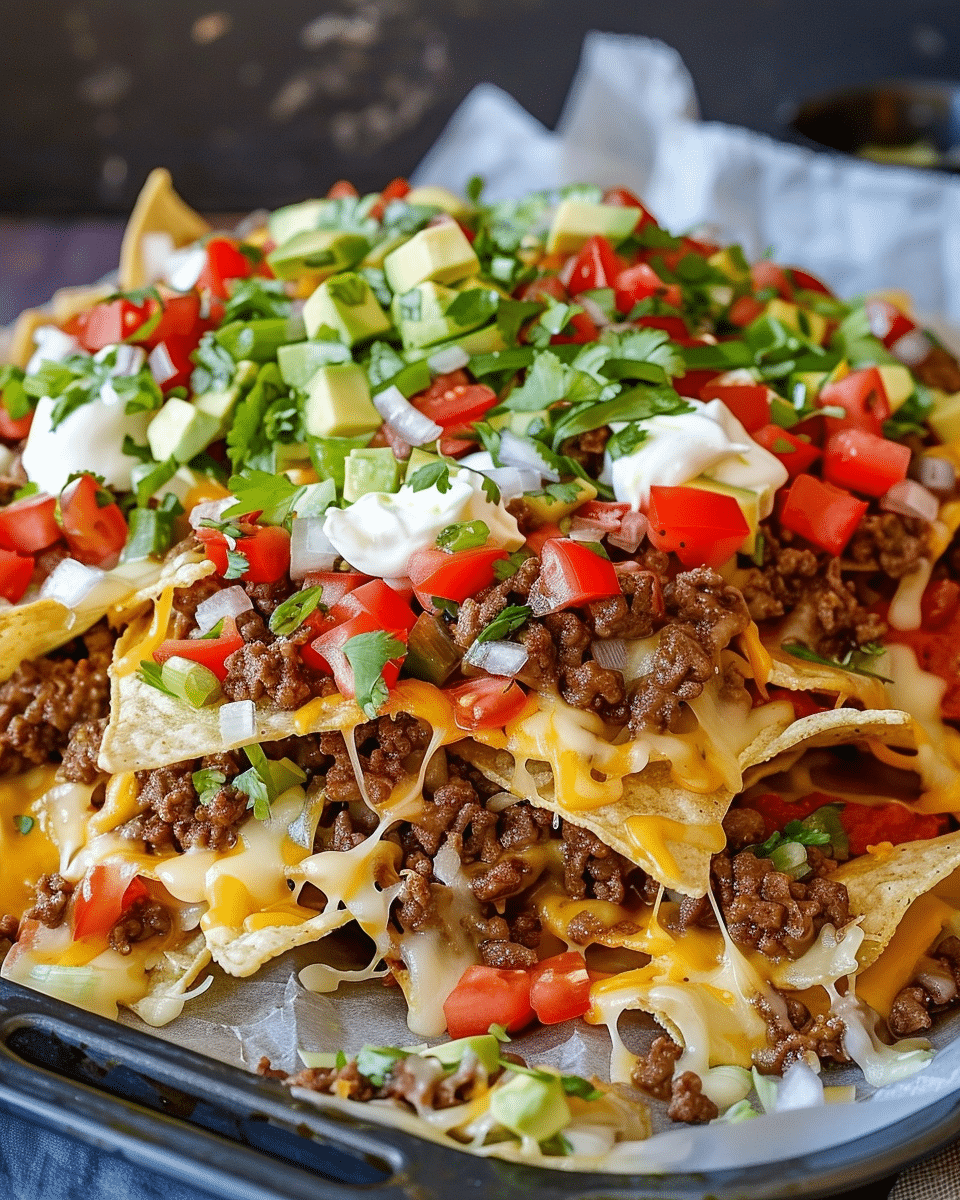 Loaded Beef Nachos