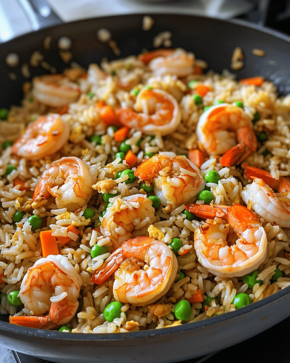 Chopped Shrimp Fried Rice