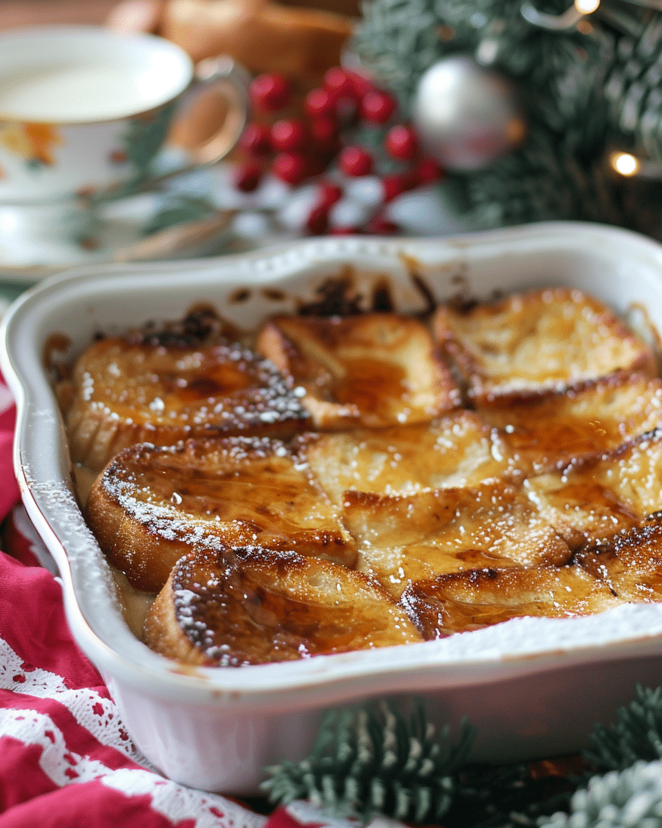 Overnight Crème Brûlée French Toast