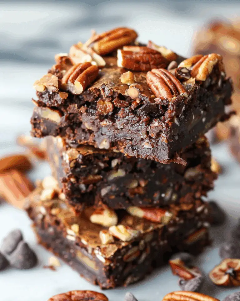 Decadent Pecan Pie Brownie Bombs