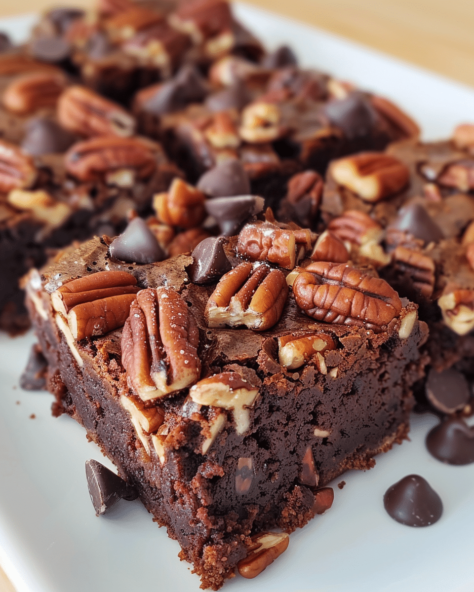 Decadent Pecan Pie Brownie Bombs