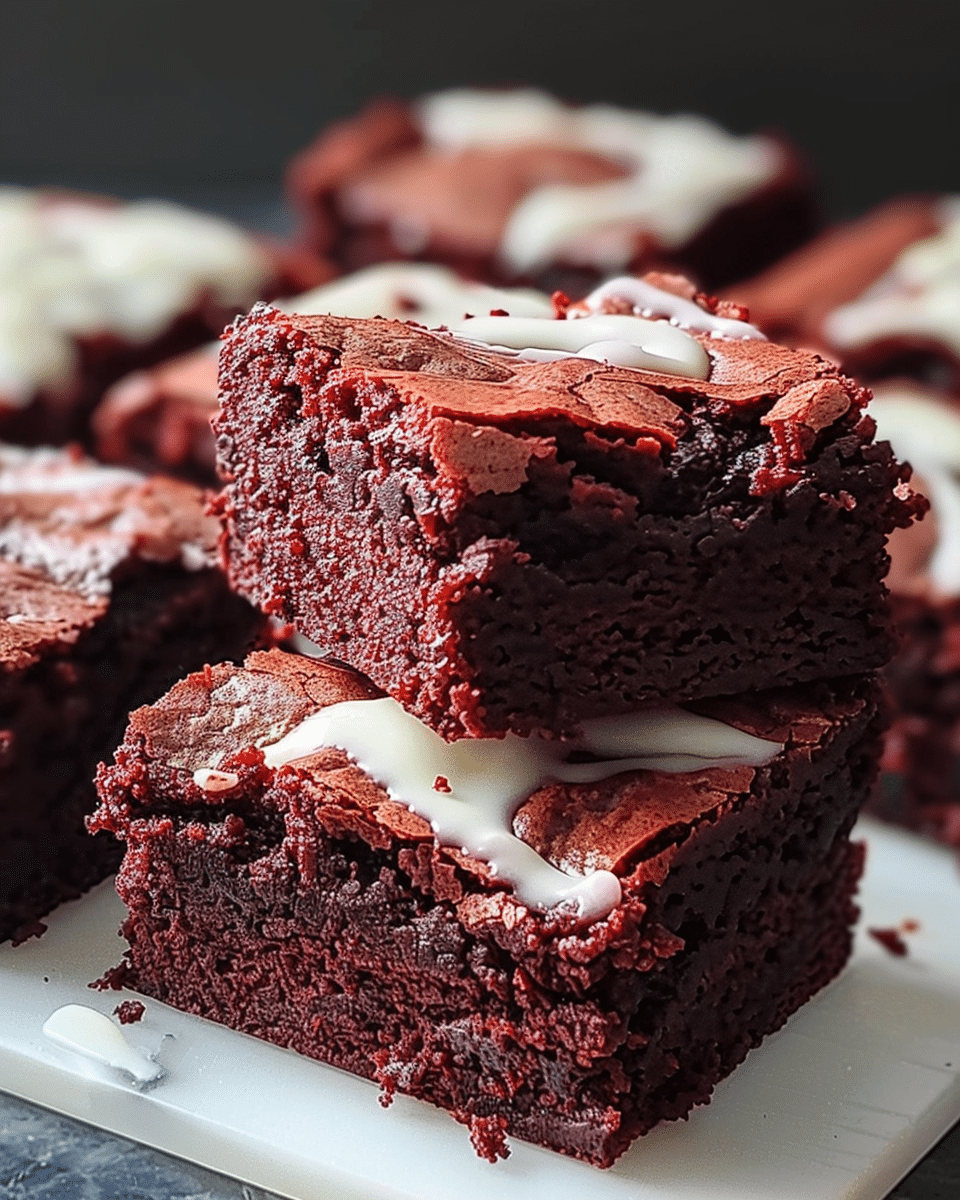 Indulgent Red Velvet Brownies That Will Melt Your Heart