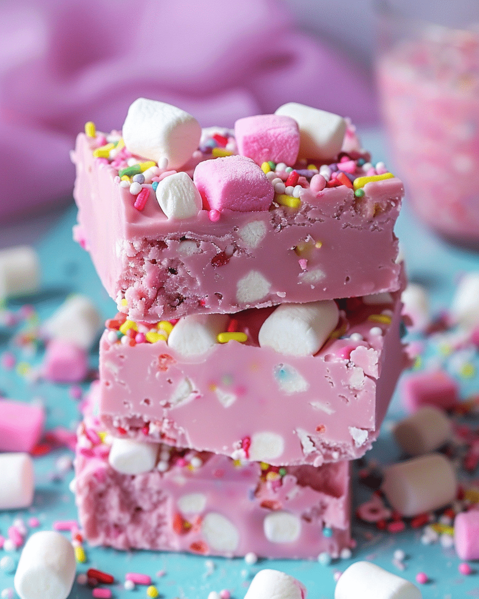 Bubblegum Marshmallow Fudge