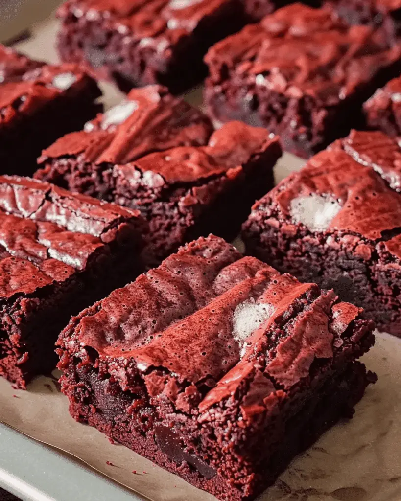 Indulgent Red Velvet Brownies That Will Melt Your Heart