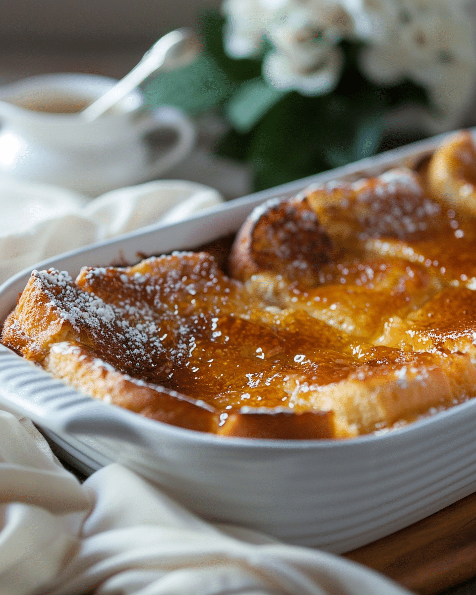 Overnight Crème Brûlée French Toast