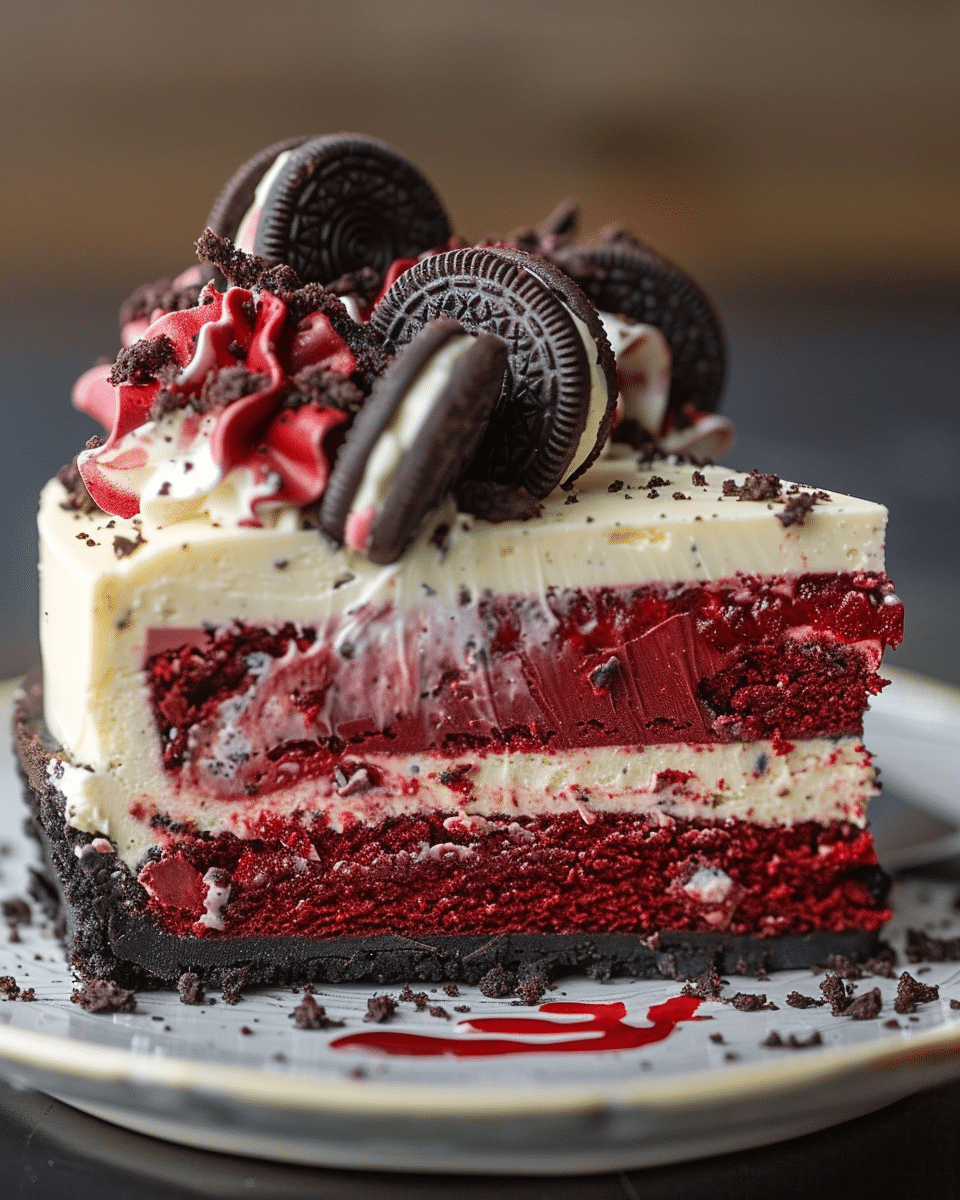 Red Velvet Oreo Cheesecake Recipe