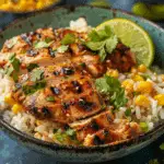 Street Corn Chicken Rice Bowl