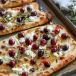 Cranberry Goat Cheese Flatbread