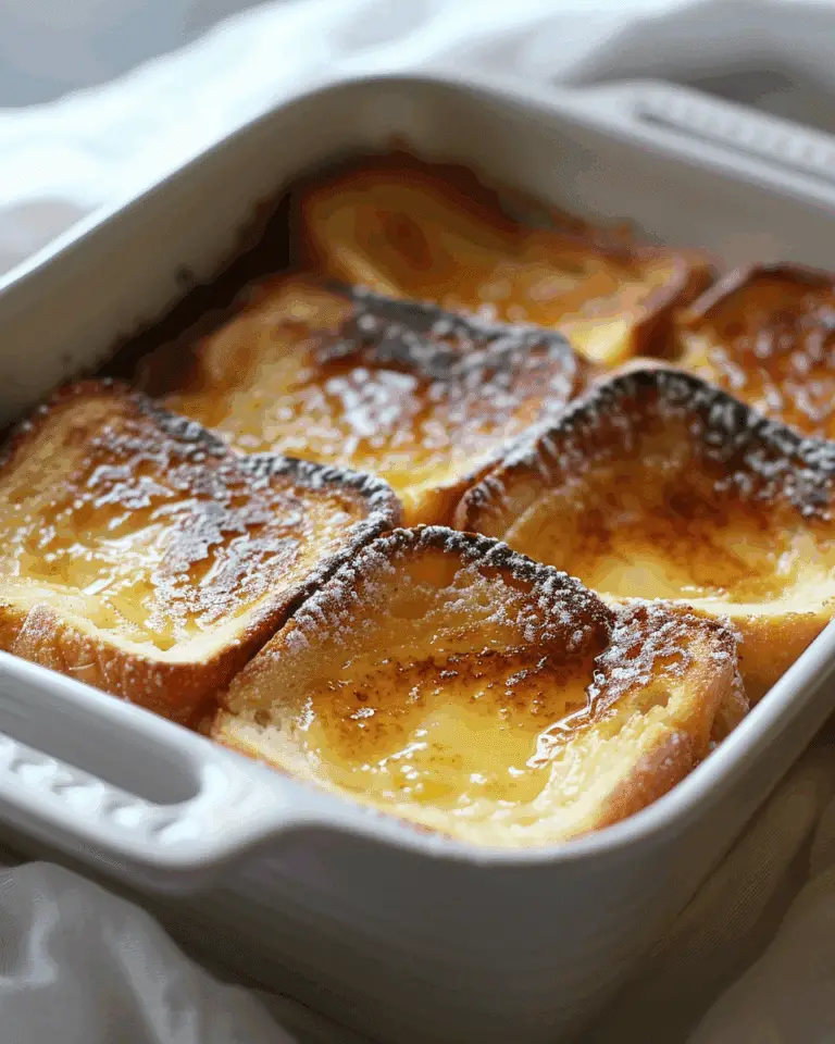 Overnight Crème Brûlée French Toast