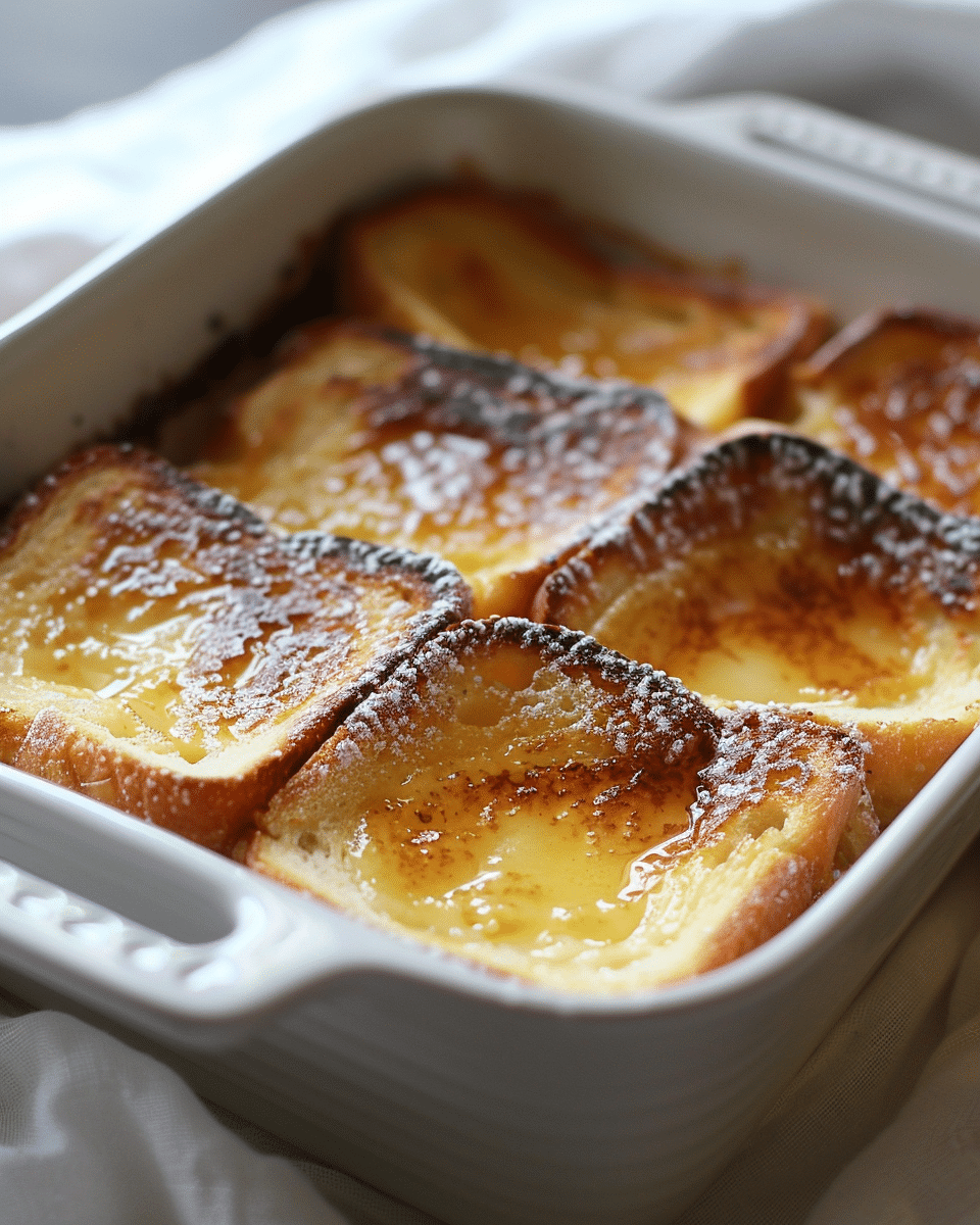 Overnight Crème Brûlée French Toast