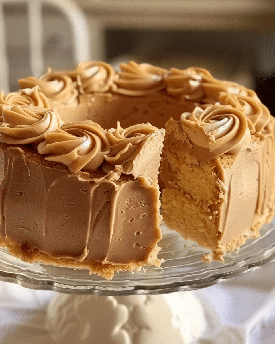 Baptist Pound Cake with Caramel Frosting