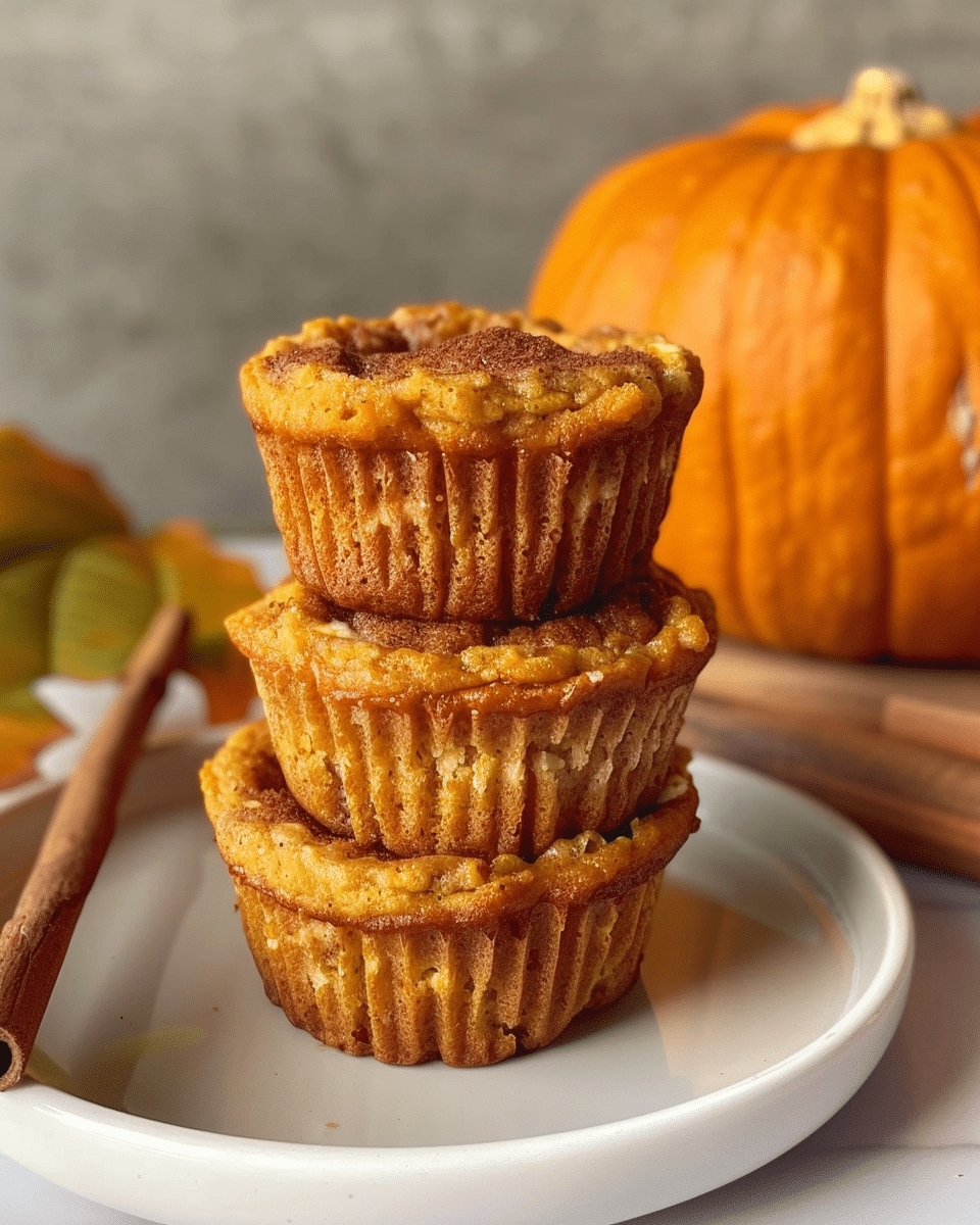 Pumpkin Spice Cottage Cheese Protein Muffins