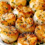 Garlic Butter Air Fryer Scallops