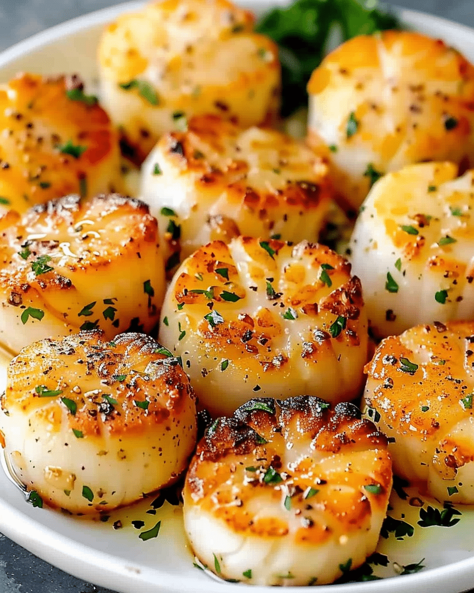 Garlic Butter Air Fryer Scallops