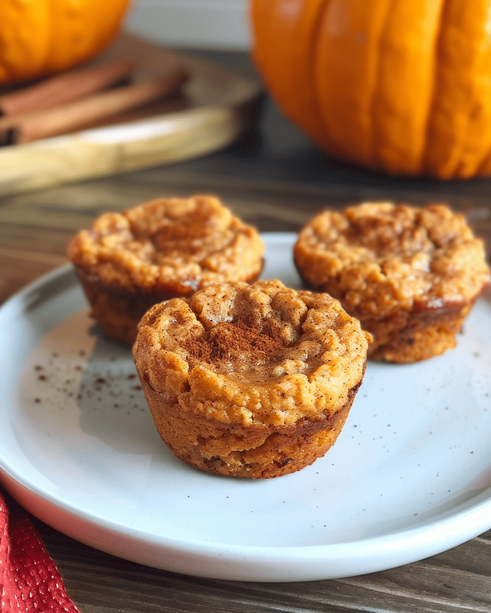 Pumpkin Spice Cottage Cheese Protein Muffins