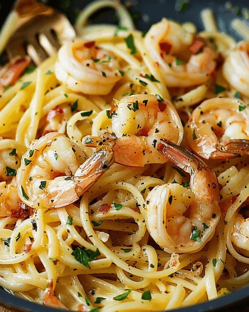 Garlic Shrimp Pasta