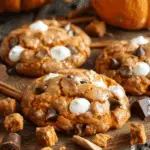 Pumpkin S'mores Cookies