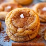 Chewy Pumpkin Snickerdoodle Cookies