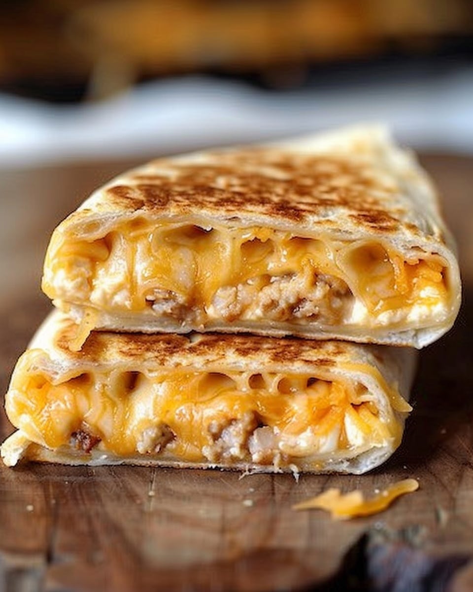 Easy Grilled Cheese Burrito Copycat