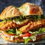 Fried Chicken Caesar Sandwich