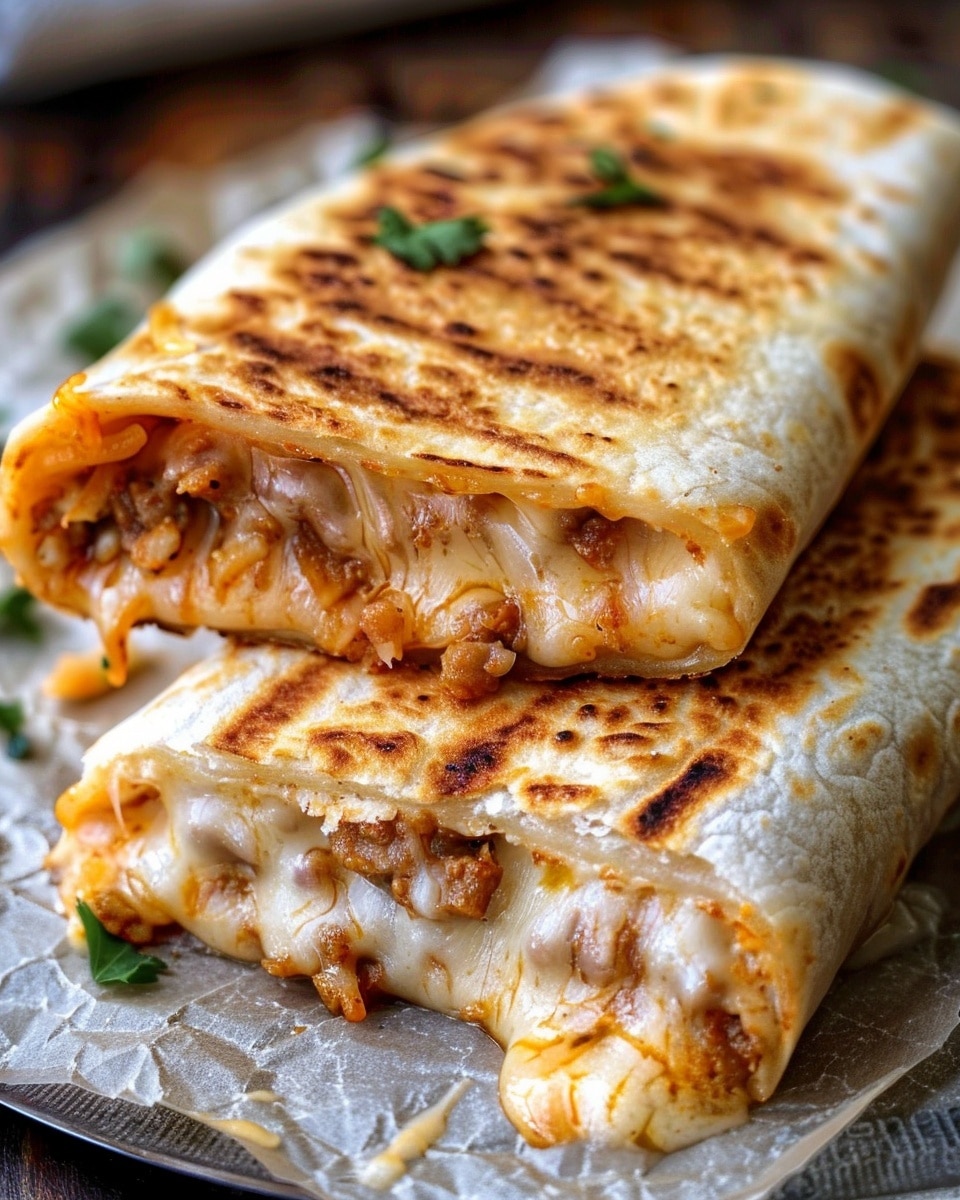 Easy Grilled Cheese Burrito Copycat