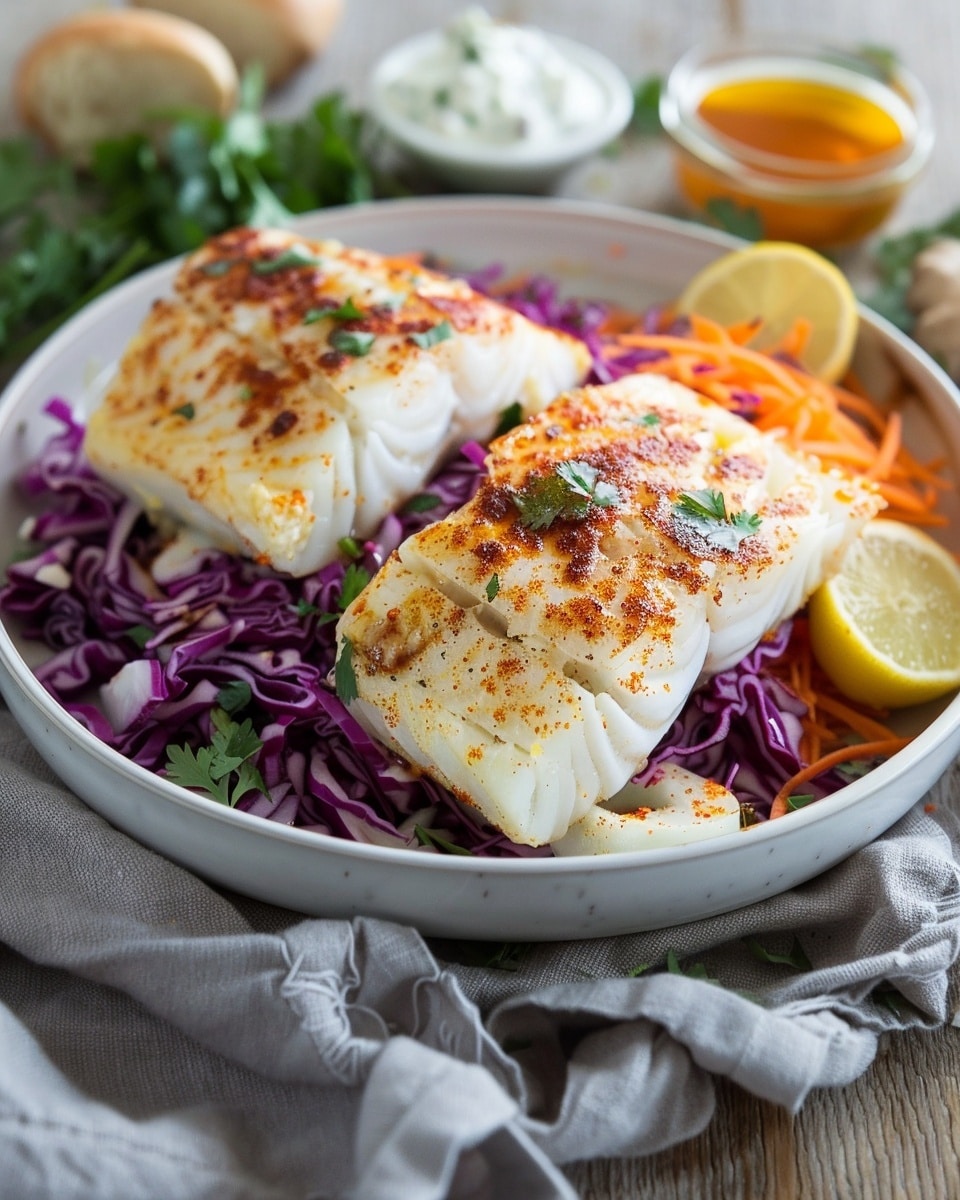 Grilled Fish Sandwich With Slaw & Tzatziki