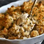 Easy Chicken & Stuffing Casserole