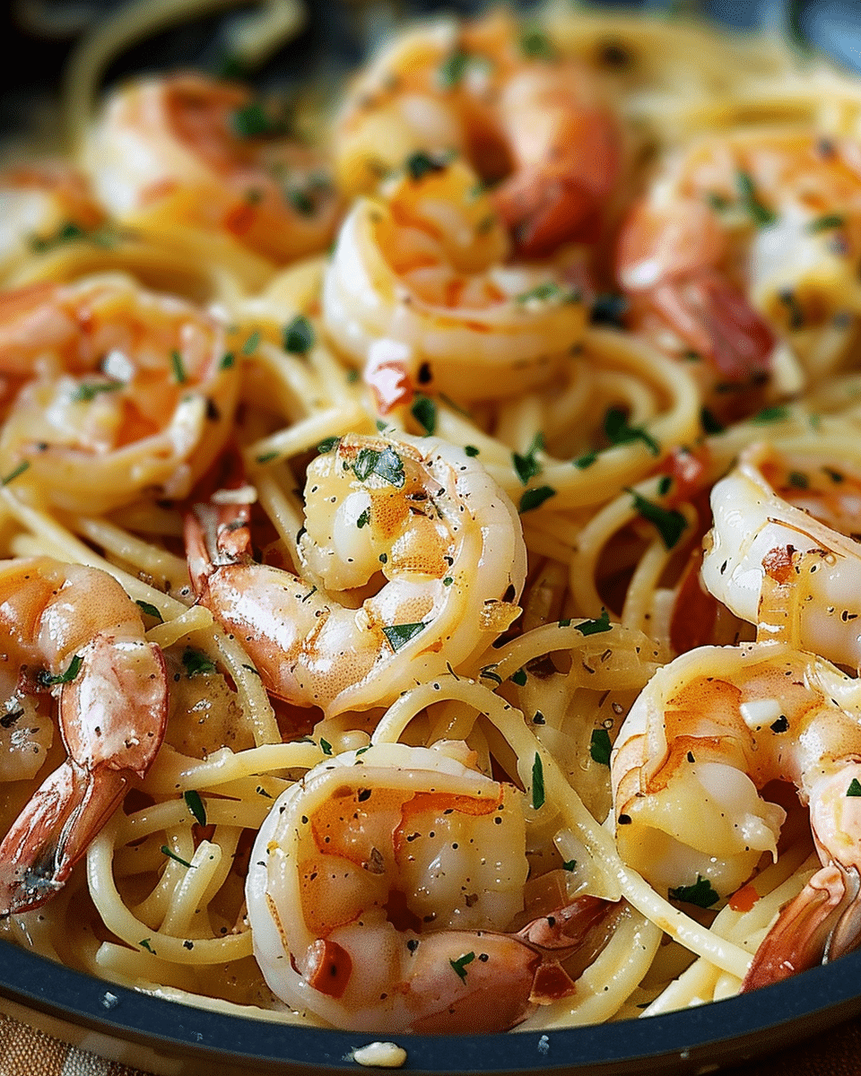 Garlic Shrimp Pasta