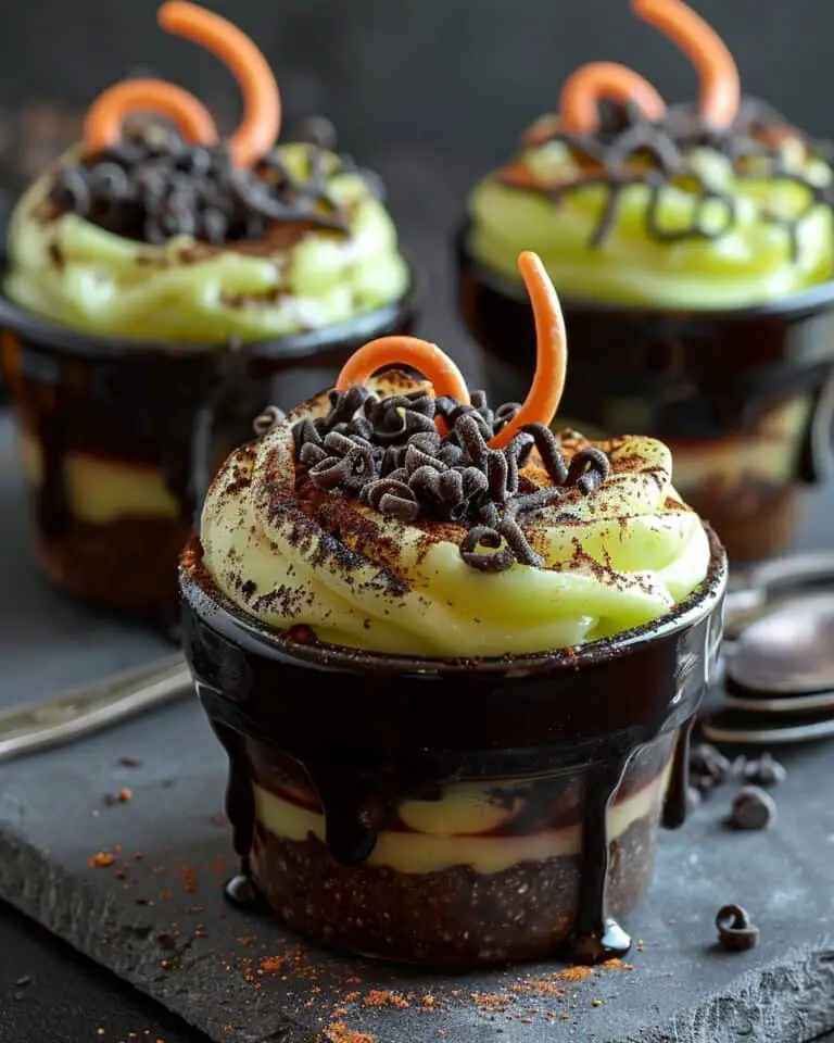 Witch’s Cauldron Pudding Cups