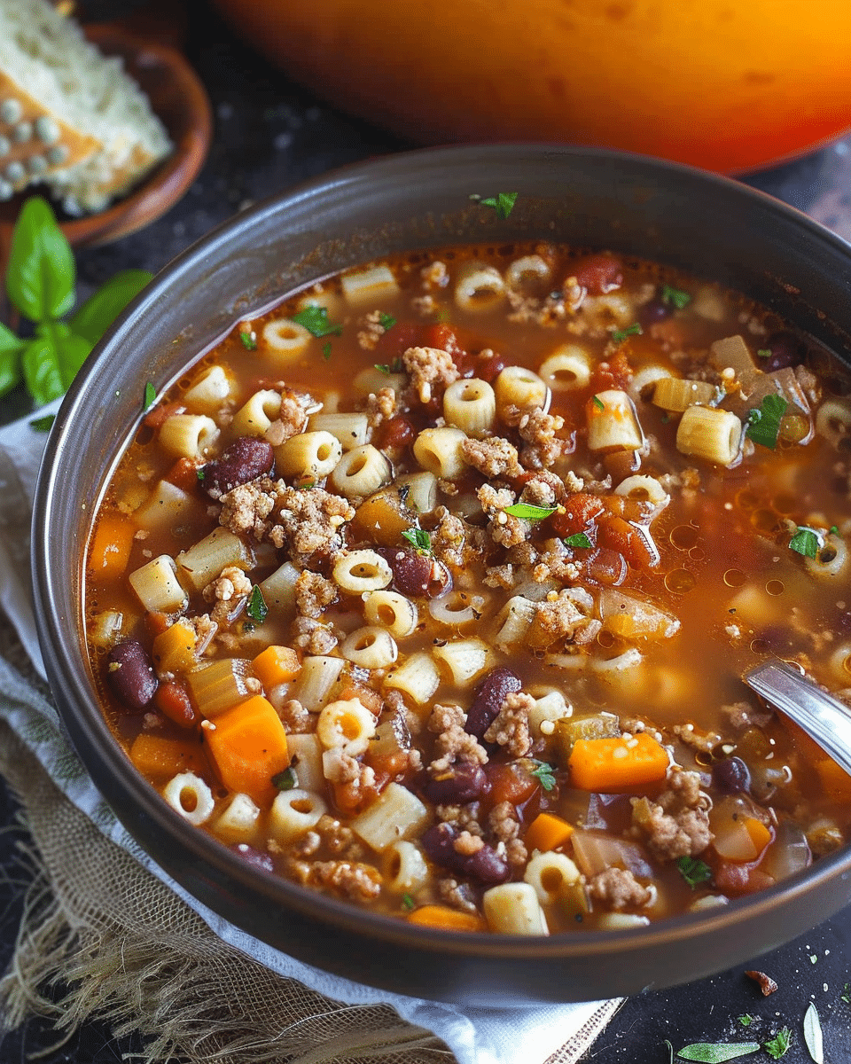 Pasta e Fagioli Soup (Olive Garden Style)
